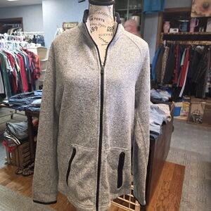 Abercrombie & Fitch Gray Active Jacket